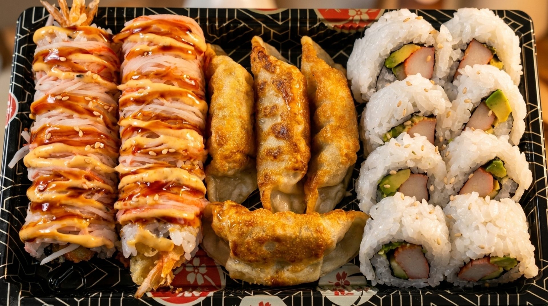 Rolls, fried rice, and more on Blodgett