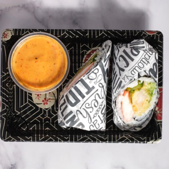 Spicy Lady Sushirrito.