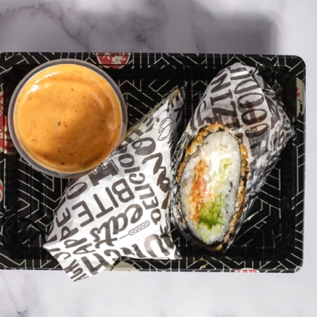 Crispy Crabstick Sushirrito.