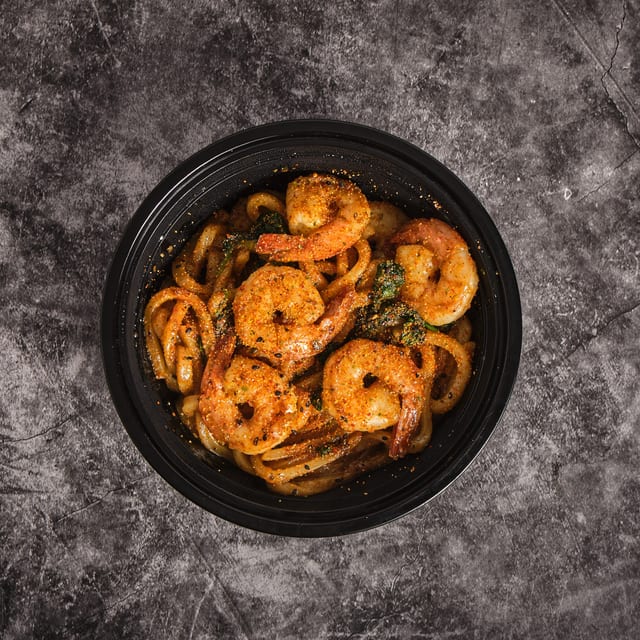 Spicy Vodka Udon Bowl.