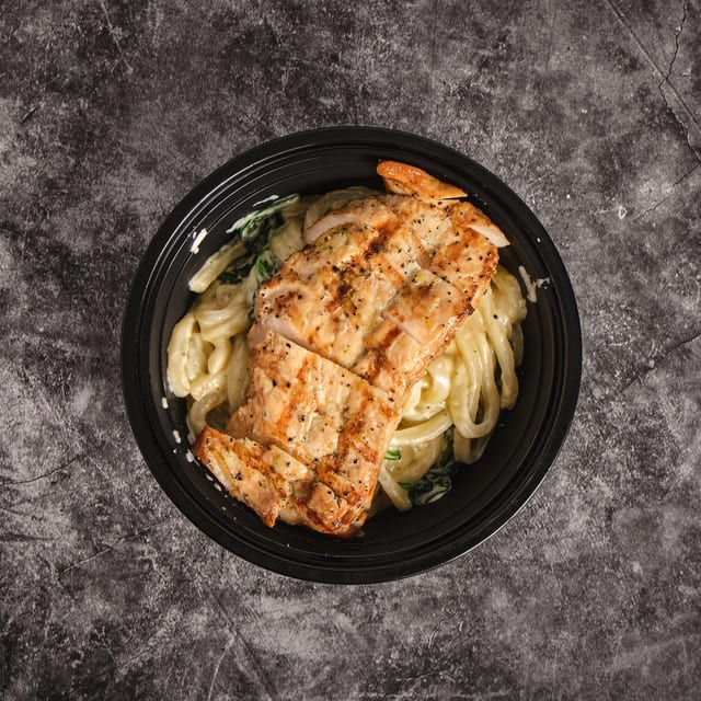 Alfredo Udon Bowl.