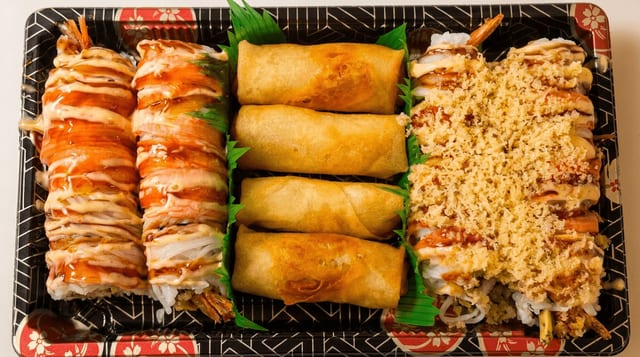 2 Special Rolls + Appetizer Trio.