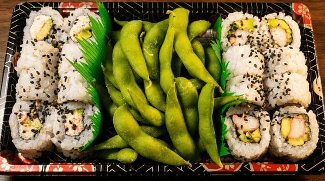 2 Regular Rolls + Appetizer Trio.