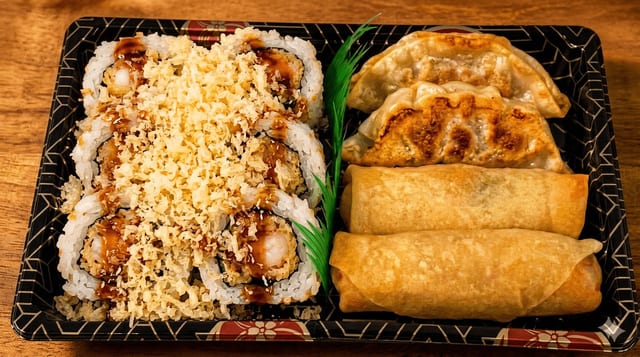 Shrimp Tempura Roll + Appetizer.