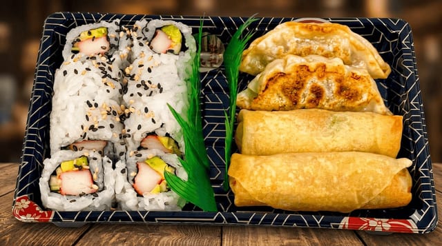 California Roll + Appetizer.